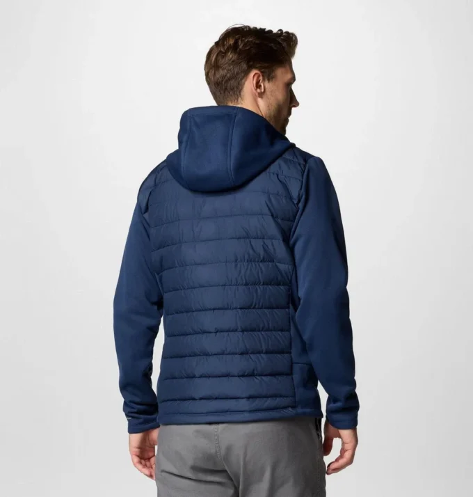 Men Collegiate Out-Shield™ Hybrid Hoodie – West Virginia