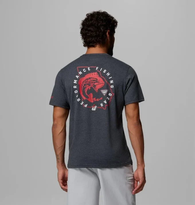 Men Collegiate PFG™ Short Sleeve Shirt – Georgia