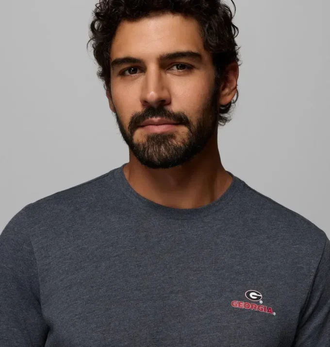 Men Collegiate PFG™ Short Sleeve Shirt – Georgia
