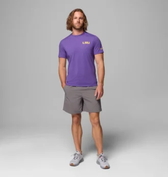 Men Collegiate PFG™ Short Sleeve Shirt – LSU