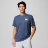 Men Collegiate PFG™ Short Sleeve Shirt – Michigan