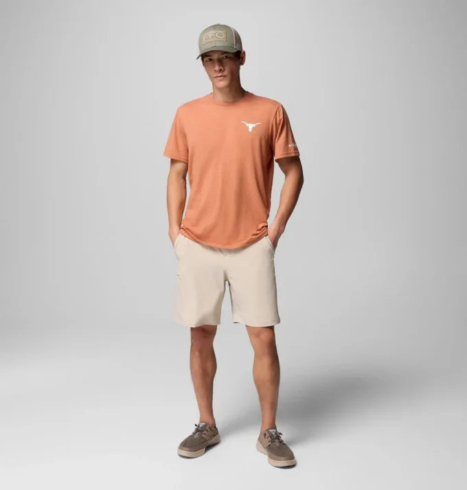 Men Collegiate PFG™ Short Sleeve Shirt – Texas