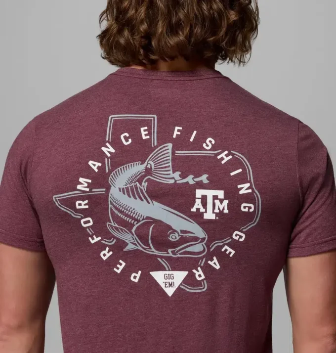 Men Collegiate PFG™ Short Sleeve Shirt – Texas A&M