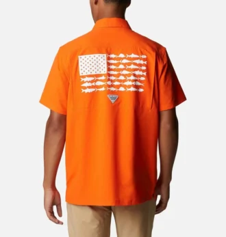Men Collegiate PFG Slack Tide™ Camp Shirt – Clemson