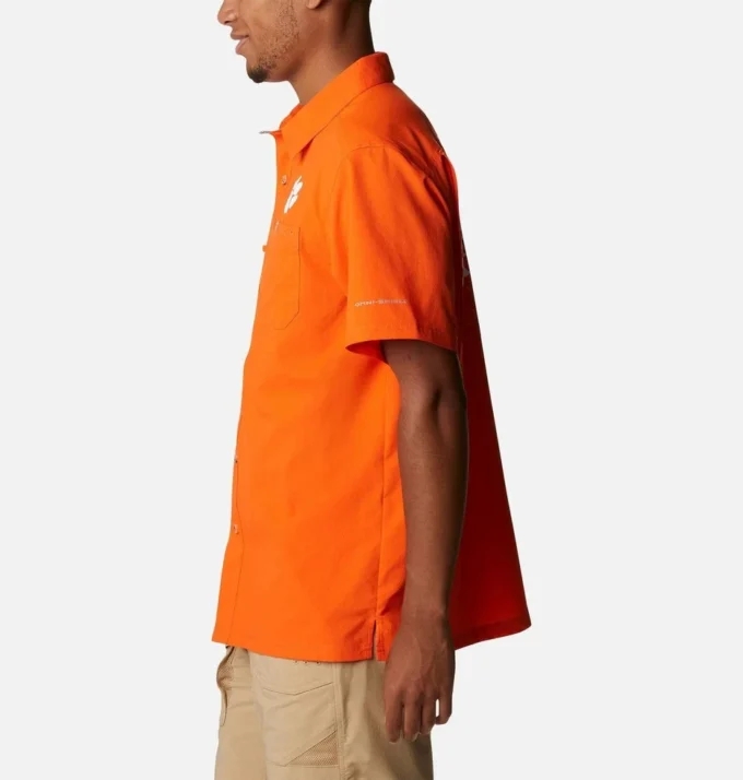 Men Collegiate PFG Slack Tide™ Camp Shirt – Clemson Men Collegiate PFG Slack Tide™ Camp Shirt – Clemson