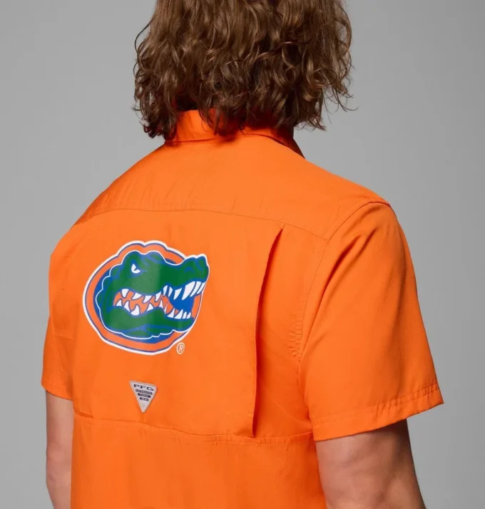 Men Collegiate PFG Slack Tide™ Camp Shirt – Florida Men Collegiate PFG Slack Tide™ Camp Shirt – Florida