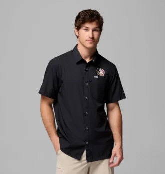 Men Collegiate PFG Slack Tide™ Camp Shirt – Florida State
