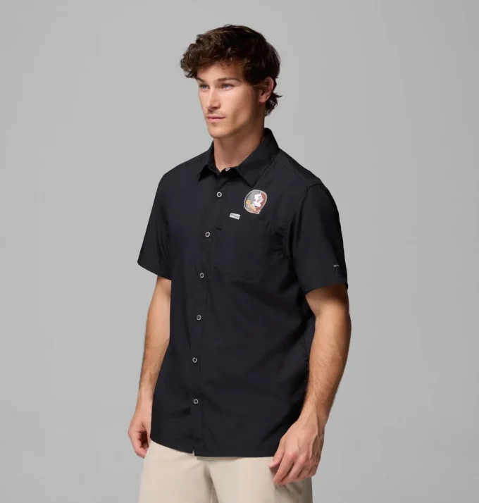Men Collegiate PFG Slack Tide™ Camp Shirt – Florida State