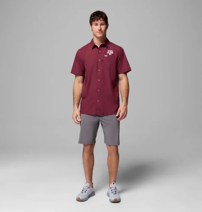 Men Collegiate PFG Slack Tide™ Camp Shirt – Texas A&M Men Collegiate PFG Slack Tide™ Camp Shirt – Texas A&M