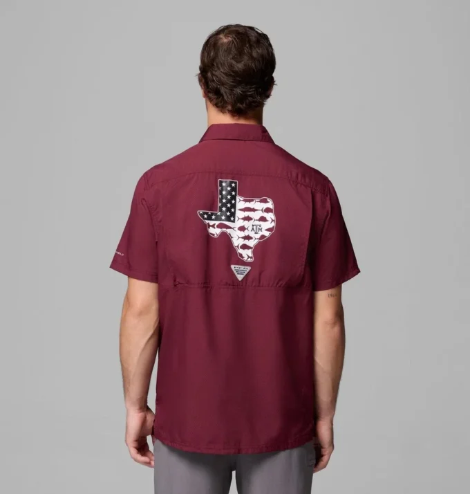 Men Collegiate PFG Slack Tide™ Camp Shirt – Texas A&M Men Collegiate PFG Slack Tide™ Camp Shirt – Texas A&M