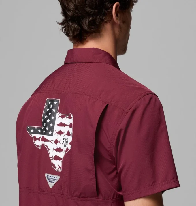 Men Collegiate PFG Slack Tide™ Camp Shirt – Texas A&M Men Collegiate PFG Slack Tide™ Camp Shirt – Texas A&M