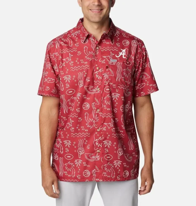 Men Collegiate PFG Super Slack Tide™ Shirt – Alabama
