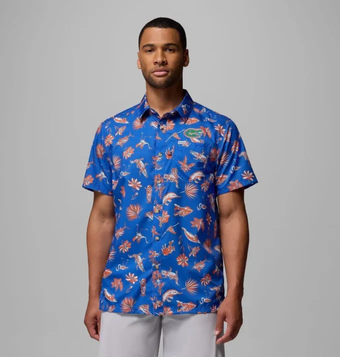 Men Collegiate PFG Super Slack Tide™ Shirt – Florida