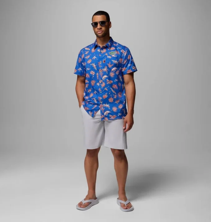 Men Collegiate PFG Super Slack Tide™ Shirt – Florida