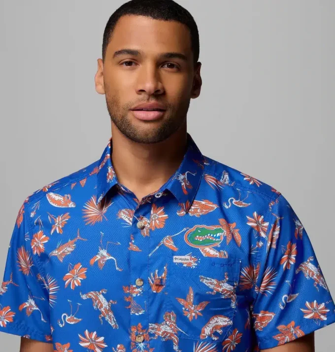Men Collegiate PFG Super Slack Tide™ Shirt – Florida