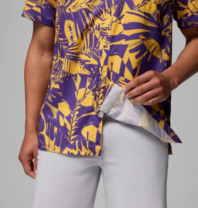 Men Collegiate PFG Super Slack Tide Shirt – LSU Men Collegiate PFG Super Slack Tide Shirt – LSU