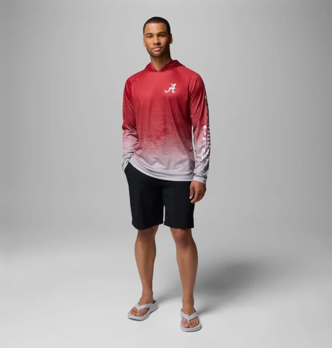Men Collegiate PFG Super Terminal Tackle™ Hoodie – Alabama