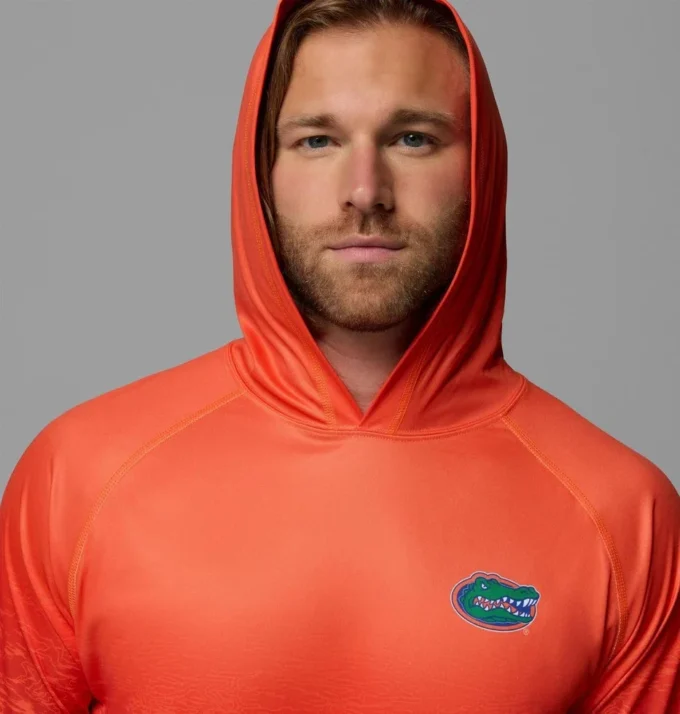 Men Collegiate PFG Super Terminal Tackle™ Hoodie – Florida