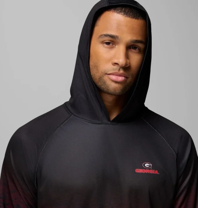 Men Collegiate PFG Super Terminal Tackle™ Hoodie – Georgia