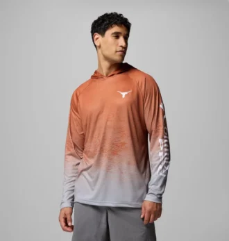 Men Collegiate PFG Super Terminal Tackle™ Hoodie – Texas