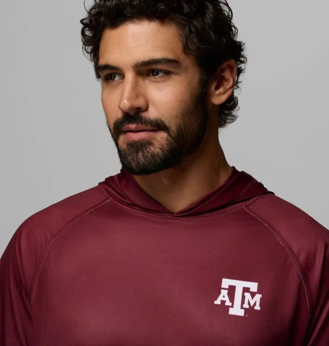 Men Collegiate PFG Super Terminal Tackle™ Hoodie – Texas A&M Men Collegiate PFG Super Terminal Tackle™ Hoodie – Texas A&M