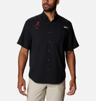Men Collegiate PFG Tamiami™ Short Sleeve Shirt – Alabama