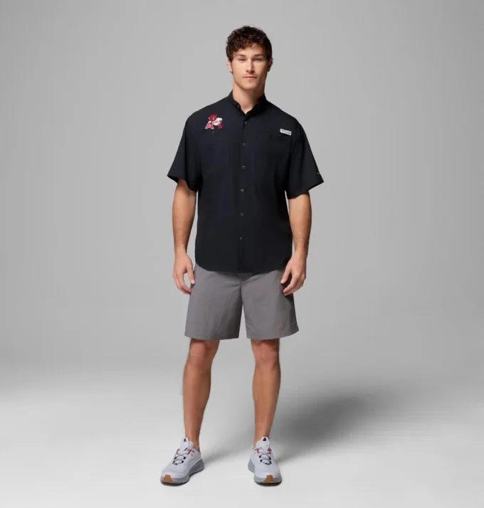 Men Collegiate PFG Tamiami™ Short Sleeve Shirt – Arkansas Men Collegiate PFG Tamiami™ Short Sleeve Shirt – Arkansas