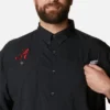 Men Collegiate PFG Tamiami™ Short Sleeve Shirt – Big – Alabama