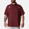 Men Collegiate PFG Tamiami™ Short Sleeve Shirt – Big – Texas A&M