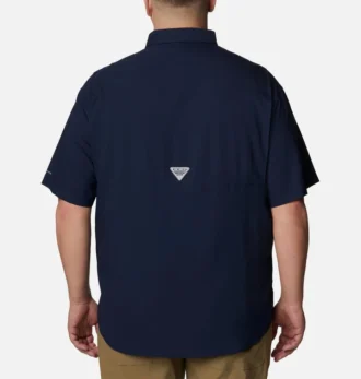 Men Collegiate PFG Tamiami™ Short Sleeve Shirt – Big – West Virginia