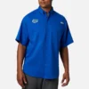 Men Collegiate PFG Tamiami™ Short Sleeve Shirt – Florida