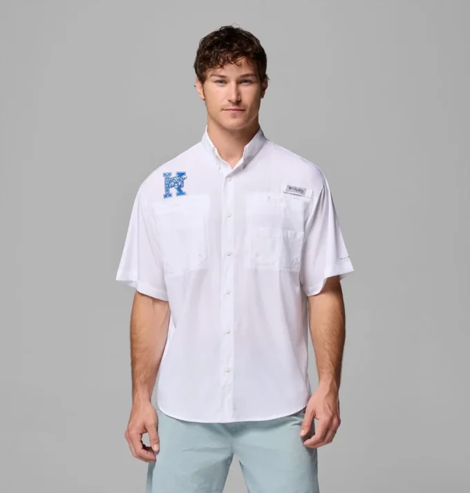 Men Collegiate PFG Tamiami™ Short Sleeve Shirt – Kentucky Men Collegiate PFG Tamiami™ Short Sleeve Shirt – Kentucky