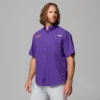 Men Collegiate PFG Tamiami™ Short Sleeve Shirt – LSU