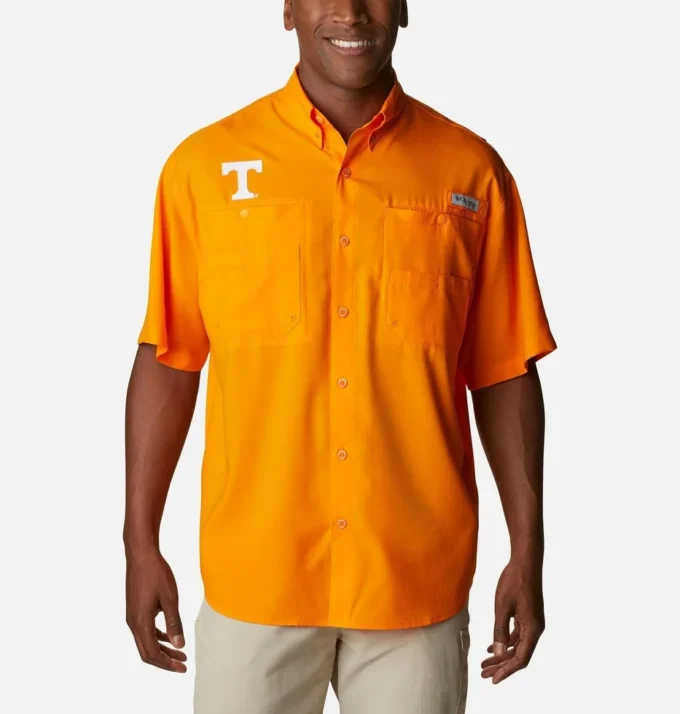 Men Collegiate PFG Tamiami™ Short Sleeve Shirt – Tall – Tennessee