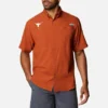 Men Collegiate PFG Tamiami™ Short Sleeve Shirt – Tall – Texas
