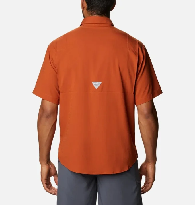Men Collegiate PFG Tamiami™ Short Sleeve Shirt – Tall – Texas