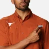 Men Collegiate PFG Tamiami™ Short Sleeve Shirt – Tall – Texas