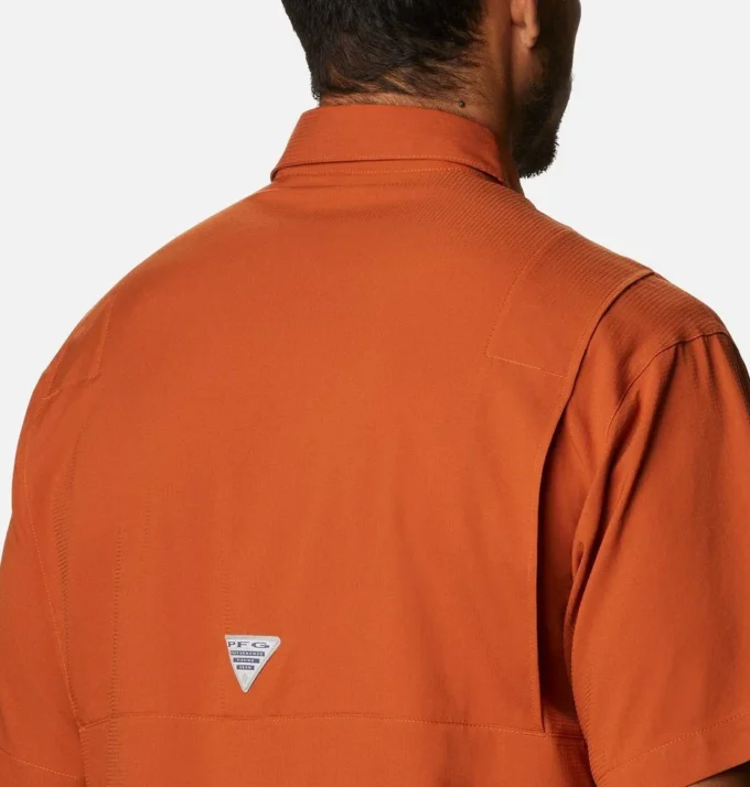Men Collegiate PFG Tamiami™ Short Sleeve Shirt – Tall – Texas