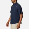 Men Collegiate PFG Tamiami™ Short Sleeve Shirt – Tall – West Virginia