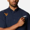 Men Collegiate PFG Tamiami™ Short Sleeve Shirt – West Virginia Men Collegiate PFG Tamiami™ Short Sleeve Shirt – West Virginia