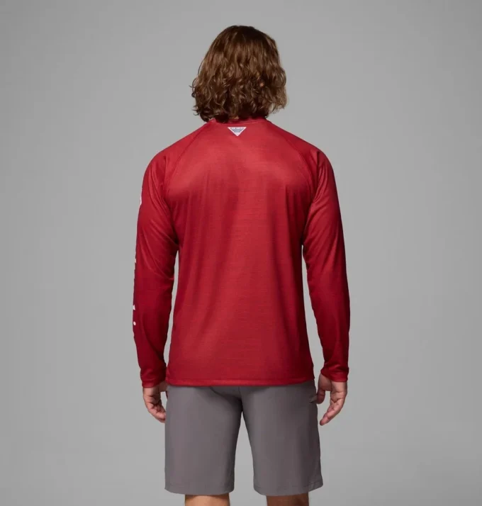 Men Collegiate PFG Terminal Tackle™ Heather Long Sleeve Shirt – Alabama Men Collegiate PFG Terminal Tackle™ Heather Long Sleeve Shirt – Alabama