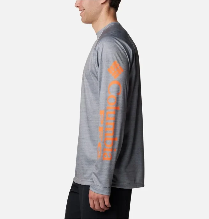 Men Collegiate PFG Terminal Tackle™ Heather Long Sleeve Shirt – Clemson Men Collegiate PFG Terminal Tackle™ Heather Long Sleeve Shirt – Clemson