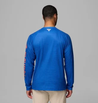 Men Collegiate PFG Terminal Tackle™ Heather Long Sleeve Shirt – Florida