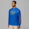 Men Collegiate PFG Terminal Tackle™ Heather Long Sleeve Shirt – Florida Men Collegiate PFG Terminal Tackle™ Heather Long Sleeve Shirt – Florida