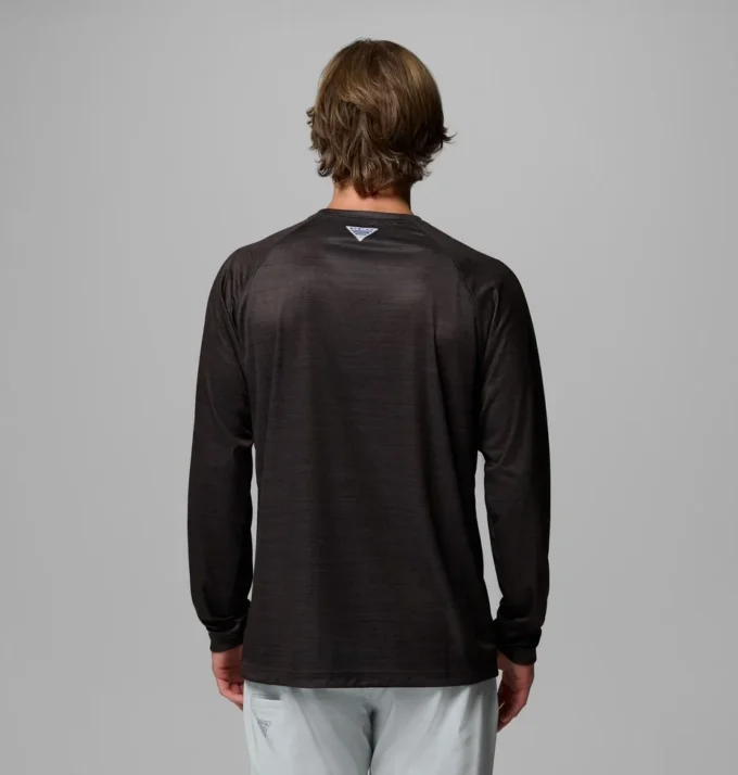 Men Collegiate PFG Terminal Tackle™ Heather Long Sleeve Shirt – Georgia Men Collegiate PFG Terminal Tackle™ Heather Long Sleeve Shirt – Georgia