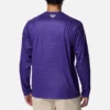 Men Collegiate PFG Terminal Tackle™ Heather Long Sleeve Shirt – LSU Men Collegiate PFG Terminal Tackle™ Heather Long Sleeve Shirt – LSU