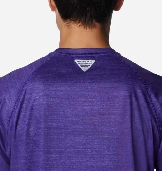 Men Collegiate PFG Terminal Tackle™ Heather Long Sleeve Shirt – LSU Men Collegiate PFG Terminal Tackle™ Heather Long Sleeve Shirt – LSU