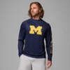 Men Collegiate PFG Terminal Tackle™ Heather Long Sleeve Shirt – Michigan Men Collegiate PFG Terminal Tackle™ Heather Long Sleeve Shirt – Michigan