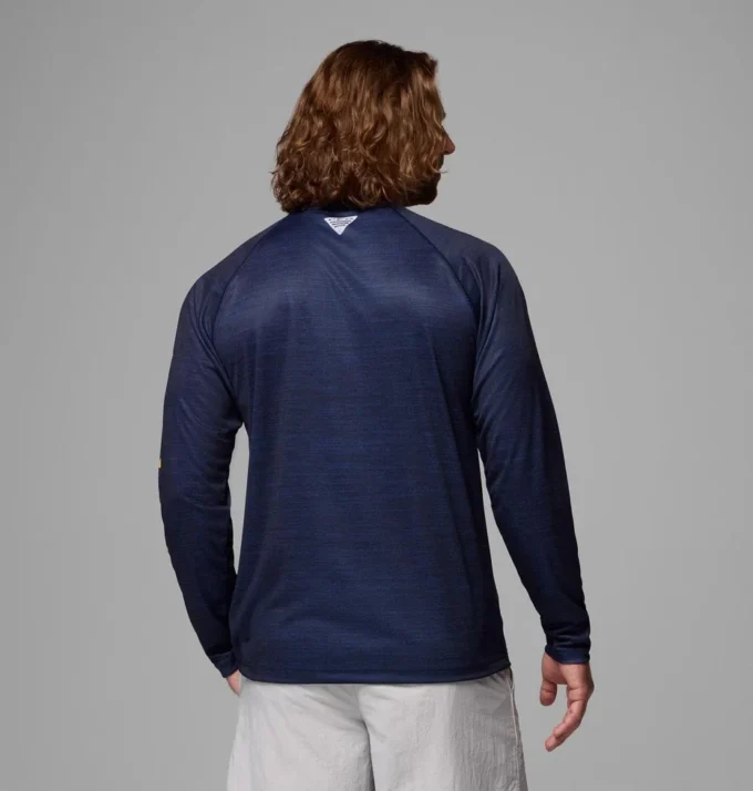 Men Collegiate PFG Terminal Tackle™ Heather Long Sleeve Shirt – Michigan Men Collegiate PFG Terminal Tackle™ Heather Long Sleeve Shirt – Michigan