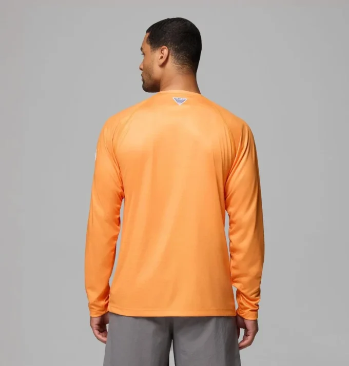 Men Collegiate PFG Terminal Tackle™ Heather Long Sleeve Shirt – Tennessee Men Collegiate PFG Terminal Tackle™ Heather Long Sleeve Shirt – Tennessee